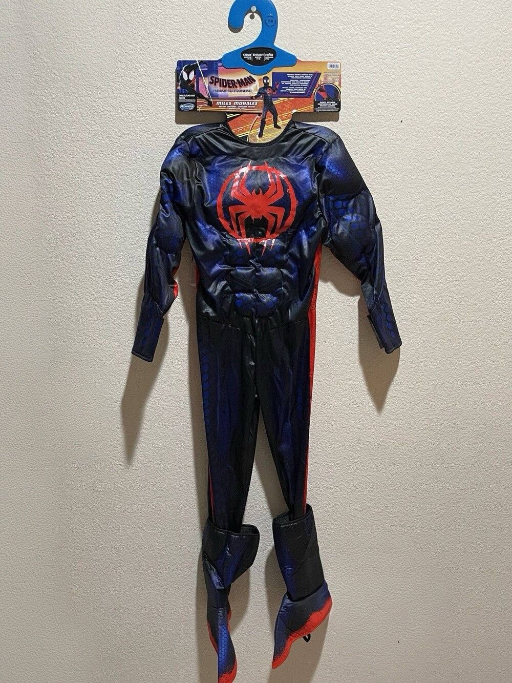 Marvel Spider-Man Miles Morales Deluxe Costume | Child Medium (7-8) | NEW